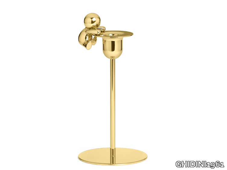 OMINI - THE CLIMBER - Brass candle holder _ GHIDINI1961
