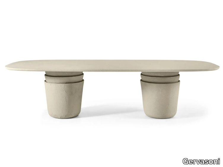 KASANE 31 - Clay garden table _ Gervasoni