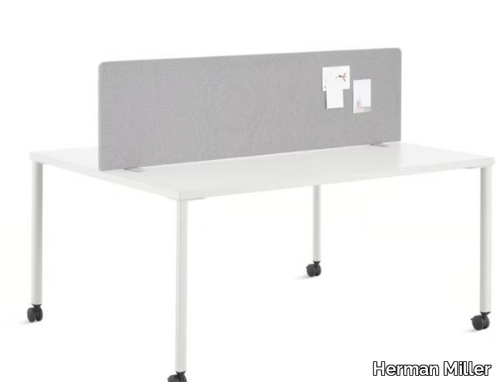 OE1 - Sound absorbing mobile desktop partition _ Herman Miller