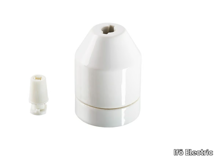 KLACK - Porcelain lamp holder _ Ifö Electric