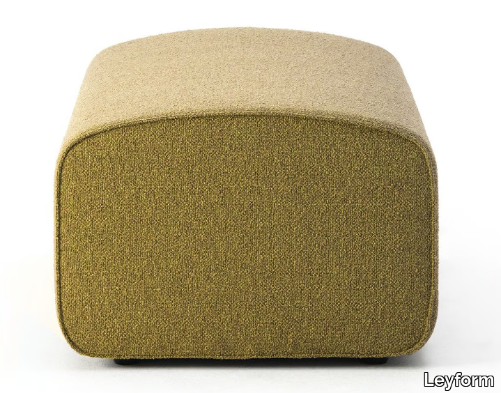 NOÀ - Rectangular fabric pouf for contract _ Leyform