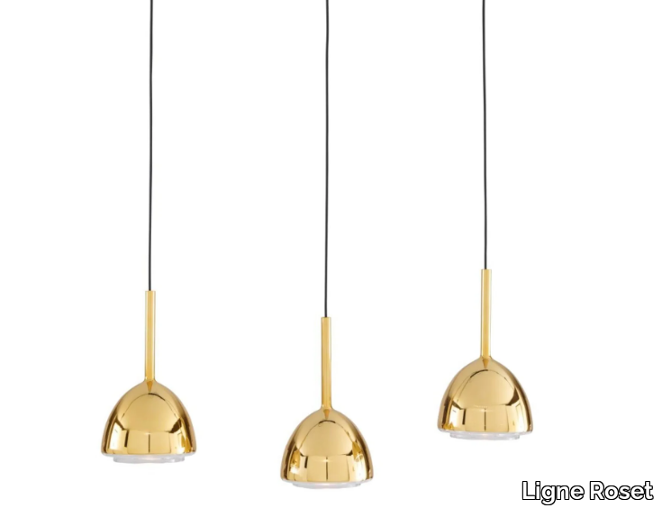 BRASS BELL - LED brass pendant lamp _ Ligne Roset