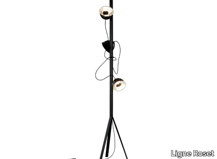 TREPIED - Steel floor lamp _ Ligne Roset
