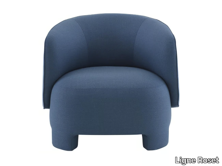 TARU - Fabric easy chair with armrests _ Ligne Roset