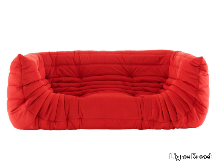TOGO - 2 seater fabric sofa with removable cover _ Ligne Roset