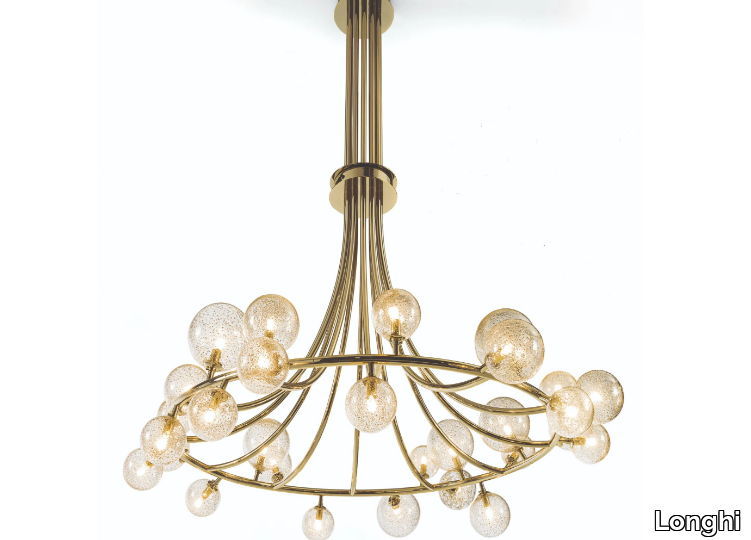 RIALTO - LED blown glass pendant lamp _ Longhi