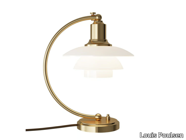 PH 2/2 LUNA - Adjustable opal glass table lamp _ Louis Poulsen