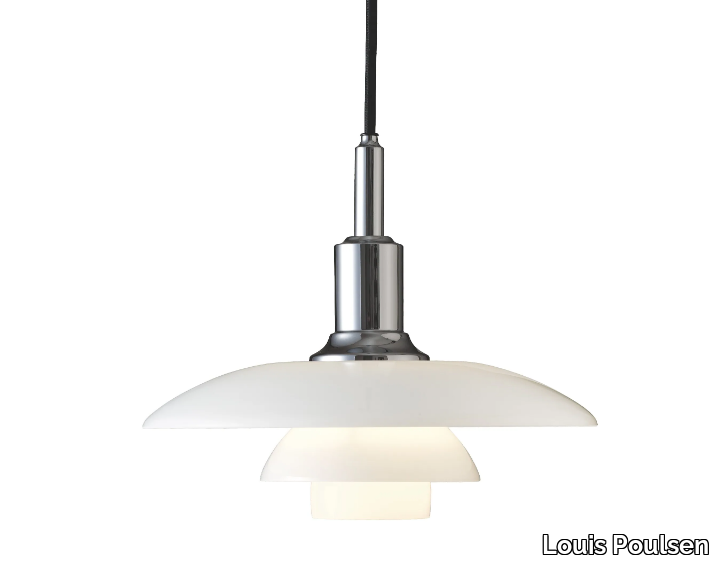 PH 3/2 - Opal glass pendant lamp _ Louis Poulsen
