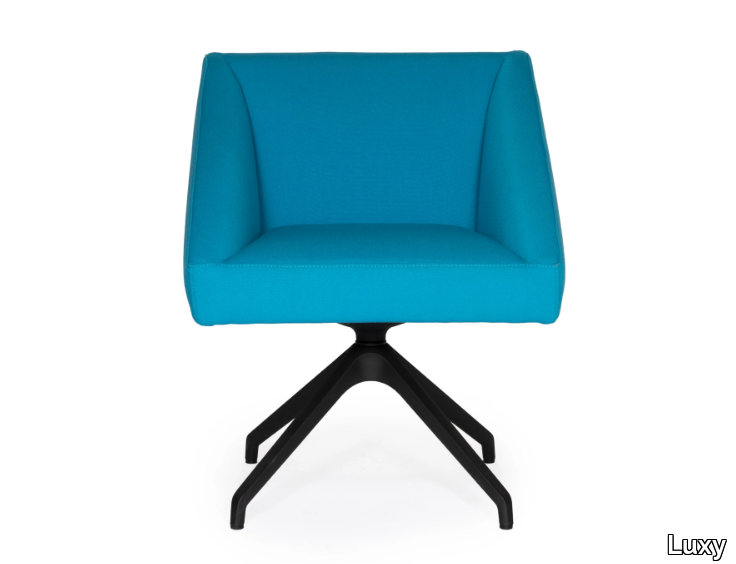 AMARCORD - Swivel fabric chair _ Luxy