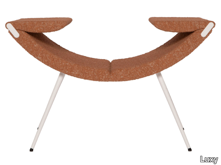 CLOP - Fabric easy chair with armrests _ Luxy