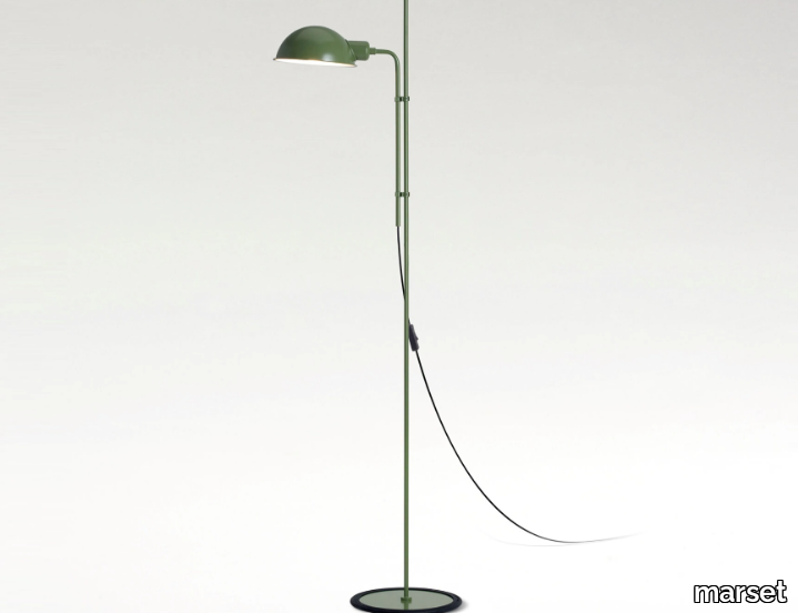FUNICULÍ - Adjustable metal floor lamp _ Marset