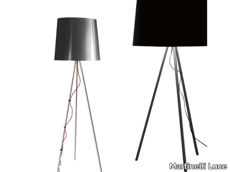 EVA - Fabric floor lamp _ Martinelli Luce