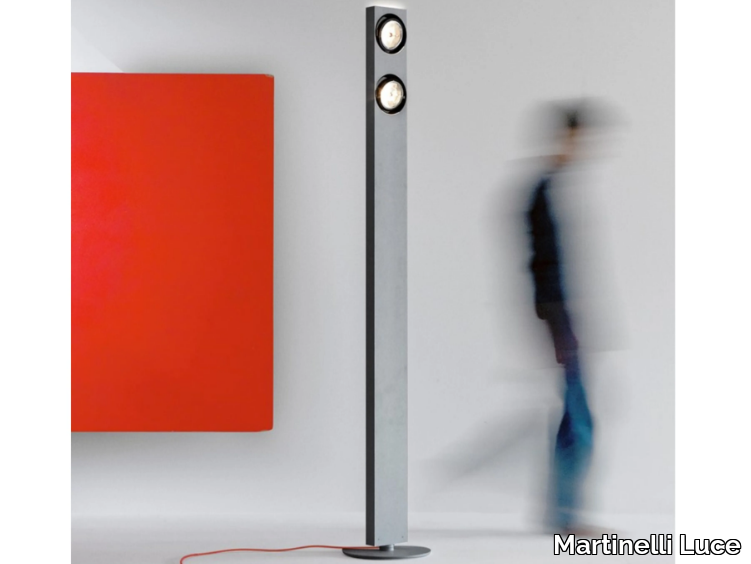 SISTEMA BRICK - LED adjustable aluminium floor lamp _ Martinelli Luce