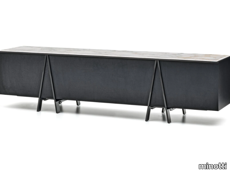 EASEL - Wooden sideboard _ Minotti