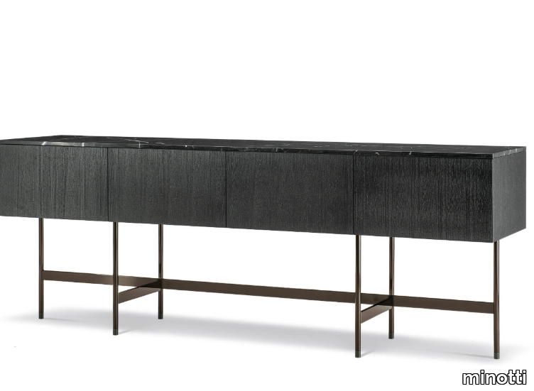 KENNETH - Ash sideboard with drawers _ Minotti