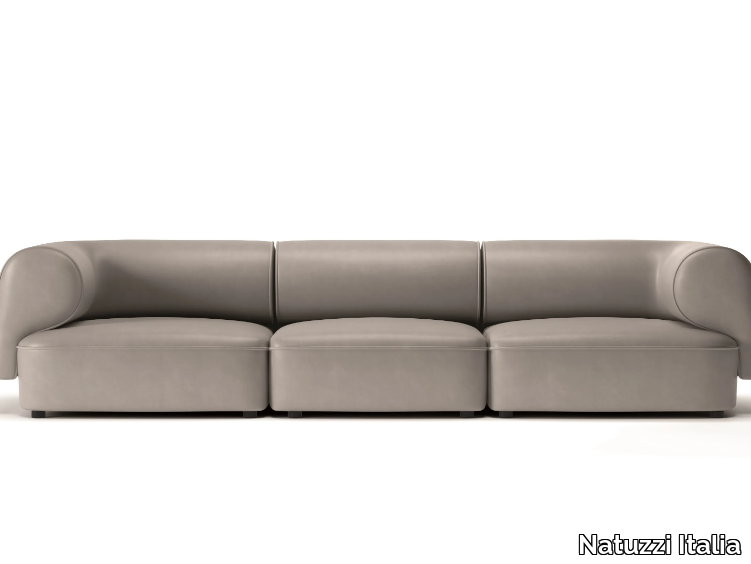 MELODY - 3 seater leather sofa _ Natuzzi Italia
