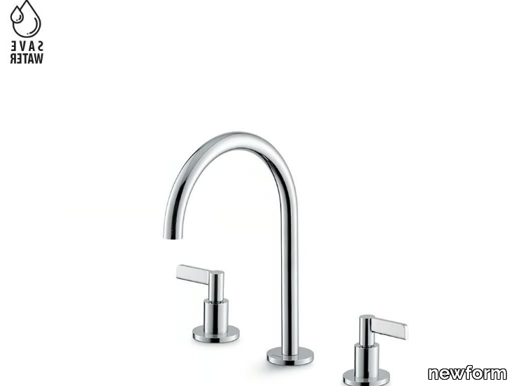 BLINK CHIC 71001 / 71101 - High countertop washbasin tap without waste _ newform