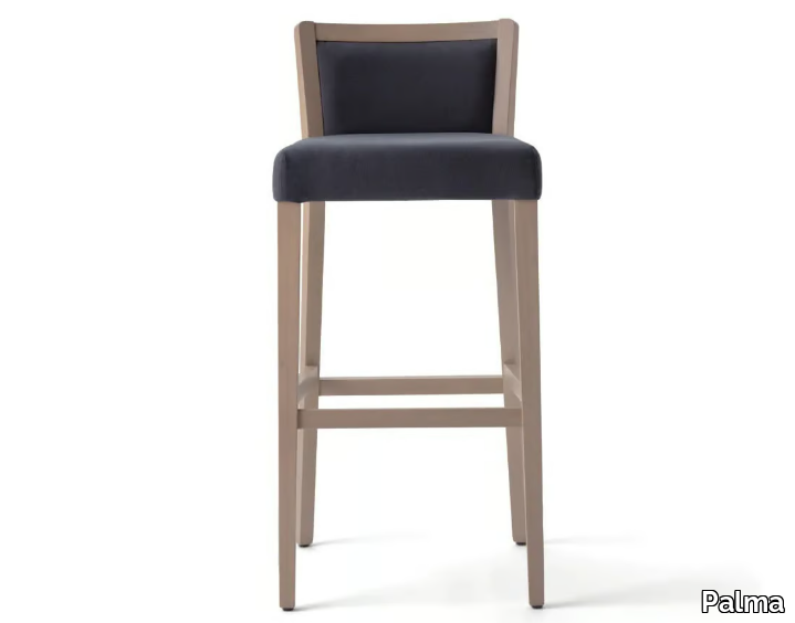 MOMA SOFT 472HI.i4 - High upholstered beech stool _ Palma