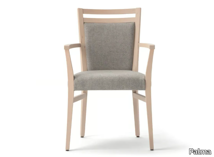 SURI SOFT 472FP.i4 - Upholstered beech chair with armrests _ Palma