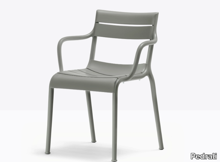 SOUVENIR 555RM - Stackable polypropylene chair with armrests _ Pedrali