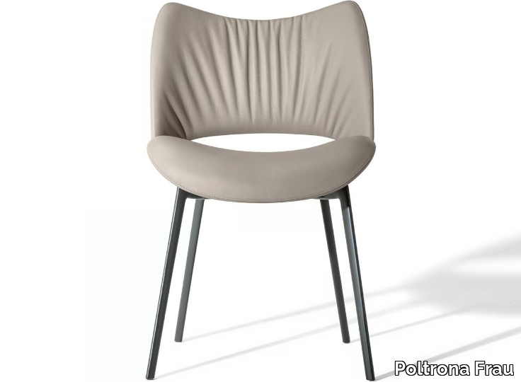 NICE - Upholstered leather chair _ Poltrona Frau