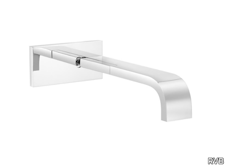 ANDREW - Wall-mounted 1 hole washbasin mixer with plate _ RVB