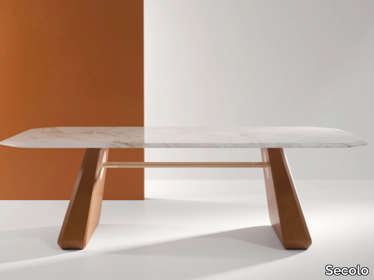 INGE MARBLE - Rectangular marble table _ Secolo