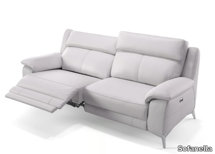 ALIANO - 3 seater leather sofa _ Sofanella