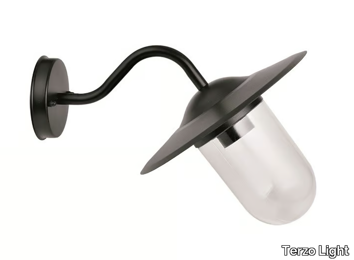 CAMPANA 4 - Glass and Stainless Steel Outdoor wall Lamp _ Terzo Light