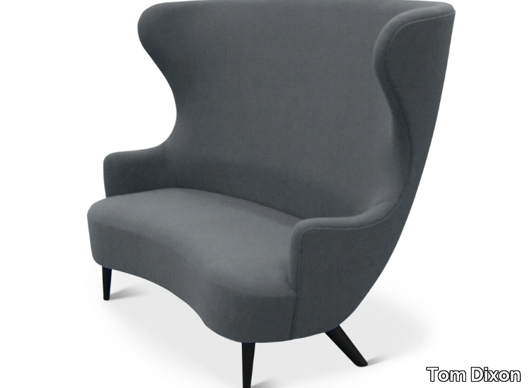WINGBACK - Fabric small sofa high-back _ Tom Dixon
