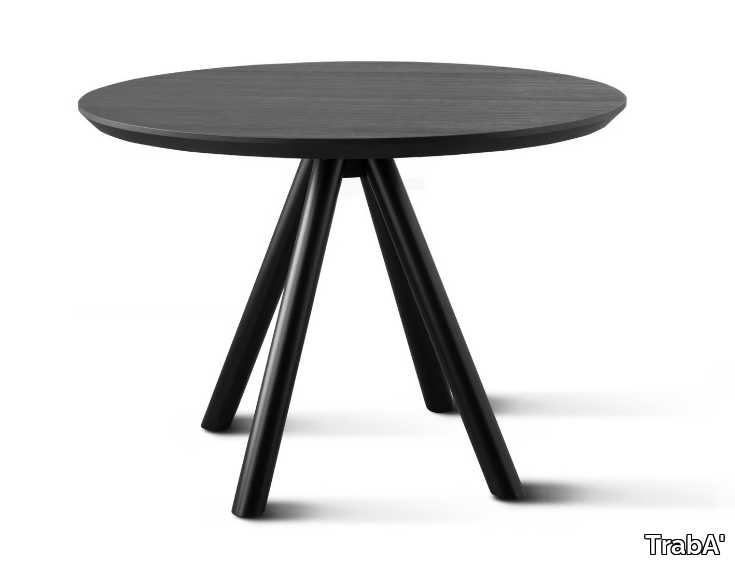 AKY CONTRACT - Round wooden dining table _ TrabA'
