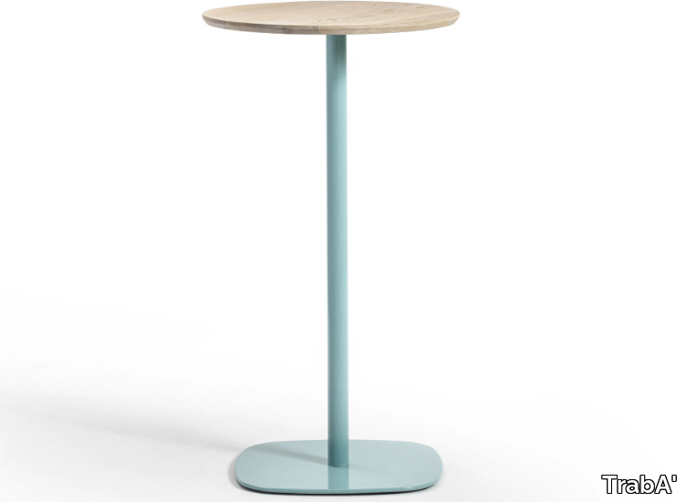 ROUND - Round metal high table _ TrabA'