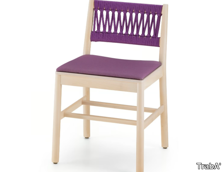 JULIE - Chair with integrated cushion _ TrabA'