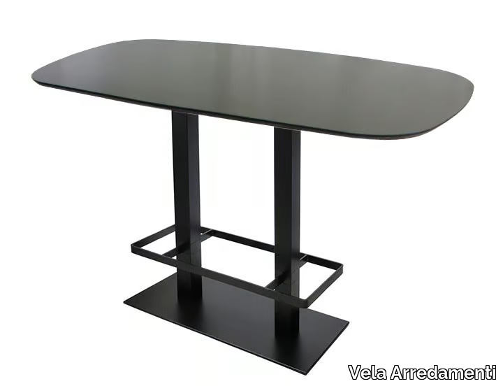 SPRITZ - Rectangular cast iron high table _ Vela Arredamenti