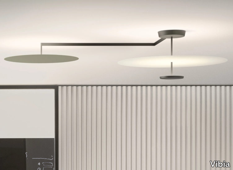 FLAT 5924 - LED metal ceiling lamp _ Vibia