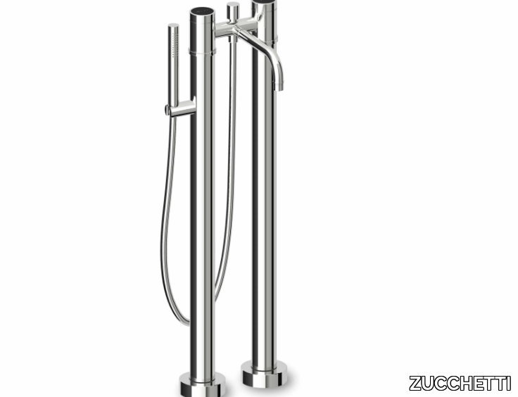 Savoir - Floor standing external bathtub set with hand shower _ ZUCCHETTI
