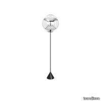 mirror_ball_cone_slim_floor_50cmsilver_led_side_on_shadow.jpg thumb image