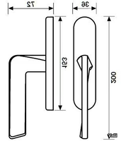 H1039-FEDRA-Window-handle-on-back-plate-Valli-Valli-526030-dimbb9197e3.jpg thumb image