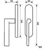 H1054-W-W-Window-handle-on-back-plate-Valli-Valli-526356-dimd4a0d0f0.jpg thumb image