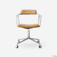 vipp-452-swivel-chair-polished-sand-leather-castors-02.jpg thumb image