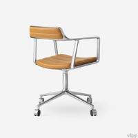 vipp-452-swivel-chair-polished-sand-leather-castors-03.jpg thumb image