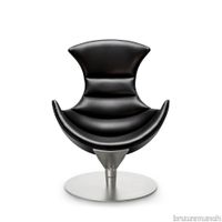 Lobster-Chair-Black-Satin-ChromeBase-Front_dec54ba1-4fc9-4024-9e85-b655f9ef2abf.jpg?v=1703141615 thumb image