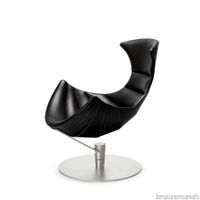 Lobster-Chair-Black-Satin-ChromeBase-Sidepuf_6e840e40-6b76-40e1-9c72-7198e236fc03.jpg?v=1703141615 thumb image