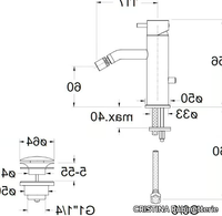 TRICOLORE-VERDE-Bidet-mixer-CRISTINA-95099-dimb89cf6c7.jpg thumb image