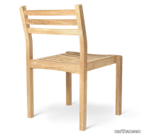 images-AH501 Outdoor Dining Chair-ah501_teak_untreated_back1.png thumb image