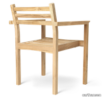 images-AH502 Outdoor Dining Chair with Armrest-ah502_teak_untreated_back1.png thumb image