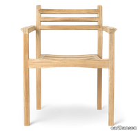 images-AH502 Outdoor Dining Chair with Armrest-ah502_teak_untreated_front1.png thumb image