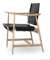 images-BM1106 Huntsman Chair-jagtstolen-eg-hvidolie-sort-sadellaeder-side.png thumb image