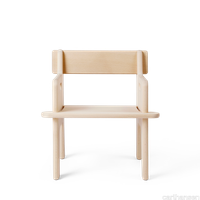 images-CH410 Peter's Chair-ch410_beech_untreated_front.png thumb image