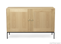 images-FK63 Cabinet with legs-fk63-2115f-oak-oil-black-brass.png thumb image